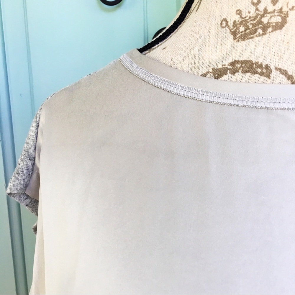 Lafayette 148 New York Silk and Linen Blouse - Picture 2 of 8